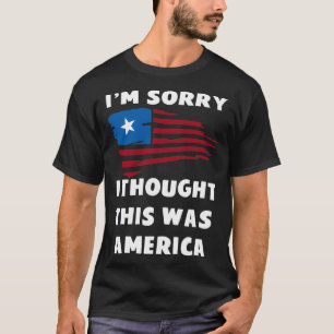 Camiseta Siento Pensar Que Esto Era Estados Unidos