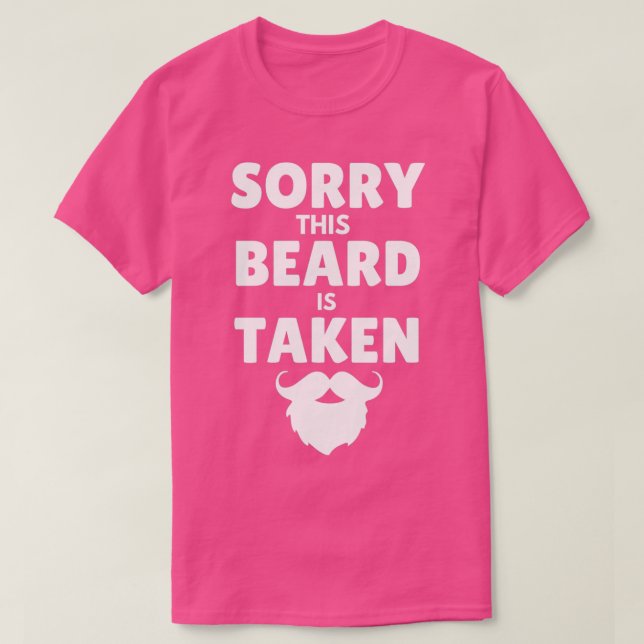 Camiseta Siento que esta barba esté tomada 131 (Diseño del anverso)