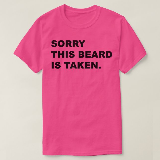 Camiseta Siento que esta barba se haya tomado texto negro (Diseño del anverso)