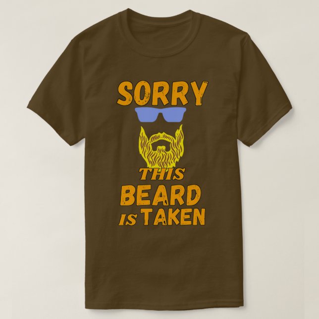 Camiseta Siento que esta barba se tome graciosa (Diseño del anverso)