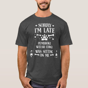 Camiseta Siento Que Mi Corgi Lover Estuviera Sentado Sobre