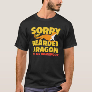 Camiseta Siento que mi dragón barbudo se comiera mi tareaEs