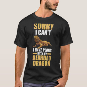 Camiseta Siento Tener Planes De Reptiles Dragónicos Con Cab