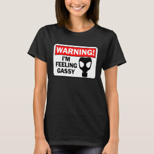 Camiseta Siento un poco de gentileza Farts de advertencia
