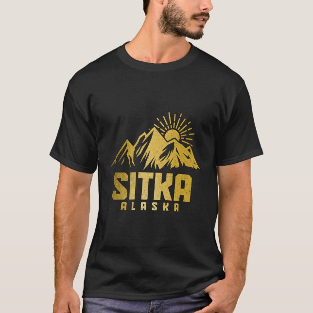 Camiseta Sierra de Sitka Alaska (Anverso)