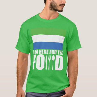 Camiseta Sierra Leone comida de recuerdo de viaje divertida