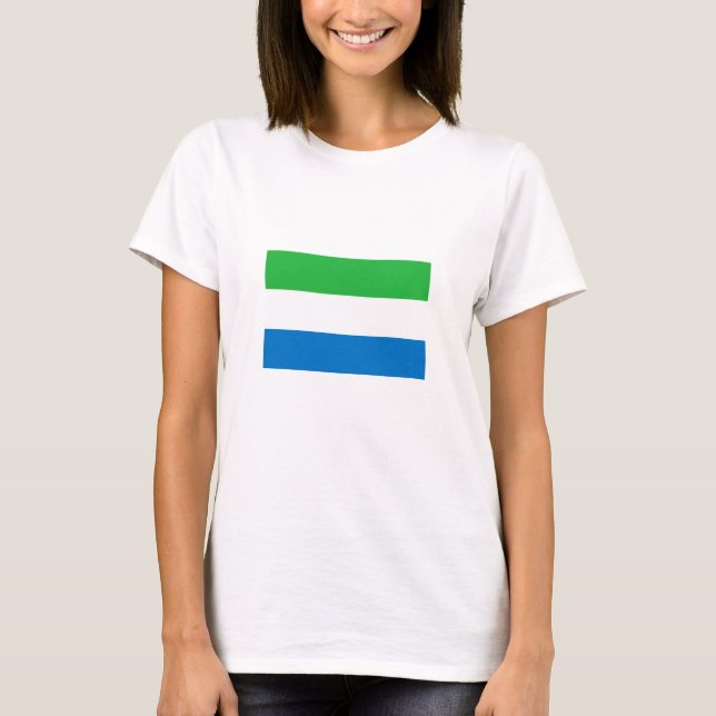 Camiseta Sierra Leone Flag (Anverso)