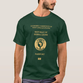 Camiseta Sierra Leone passport