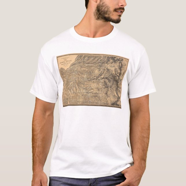 Camiseta Sierra Nevada adyacente al valle de Yosemite (Anverso)