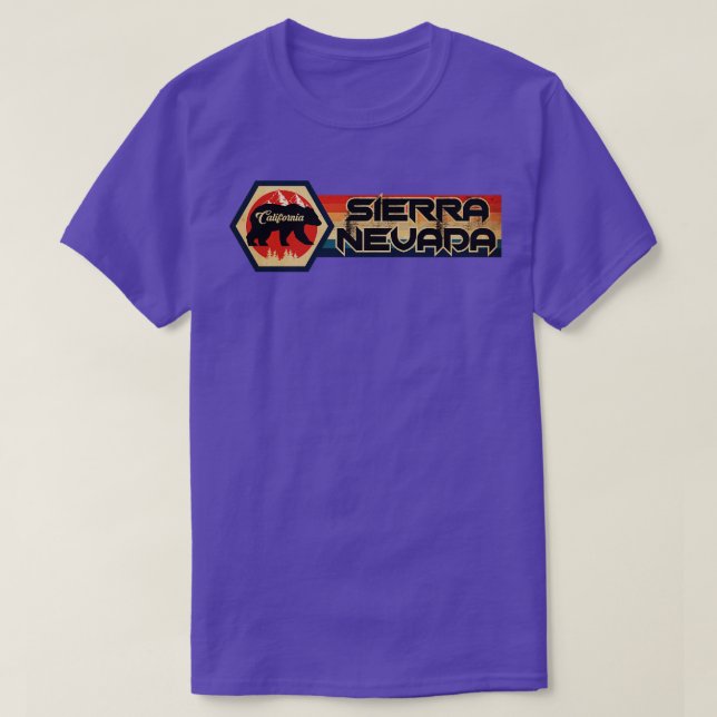 Camiseta Sierra Nevada California 1 (Diseño del anverso)