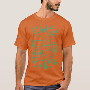 Camiseta Sierra Nevada Cordillera California Green