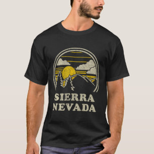 Camiseta Sierra Nevada Vintage Camiseta de Montaña