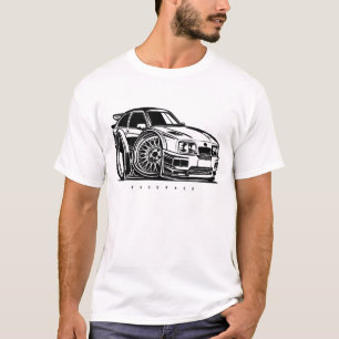 Camiseta Sierra RS 500 Cosworth Rally Toon Art Car Enthusia