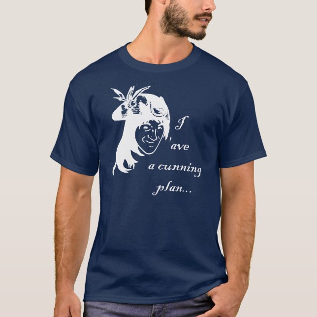 Camiseta Siervo astuto con el texto (Anverso)