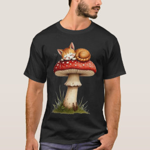 Camiseta Siesta de gato con hongos