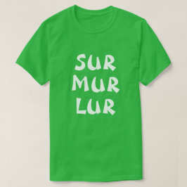 Camiseta siesta de pared agria en verde noruego