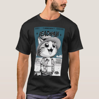 Camiseta Siesta de verano en la playa - Gato de los últimos