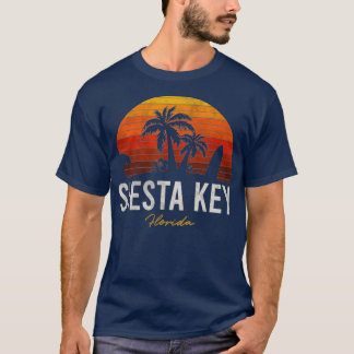 Camiseta Siesta Key Beach Florida FL Palms Vacation Surf
