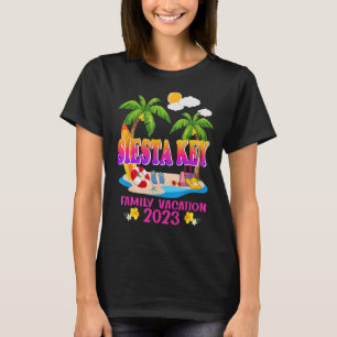 Camiseta Siesta Key Familia Vacaciones Playa de Verano Coin