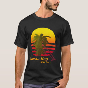 Camiseta Siesta Key Florida Beach Sunset Vacation Souvenir