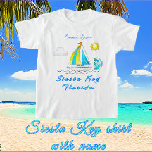 Siesta Key, Florida Sailboat Sun y Name
