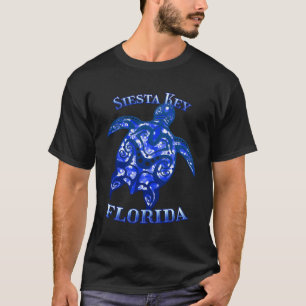 Camiseta Siesta Key Florida Vacaciones Tortuga Tribal