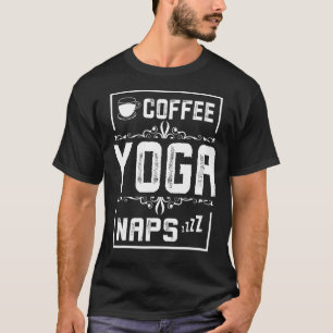Camiseta siestas de yoga para café