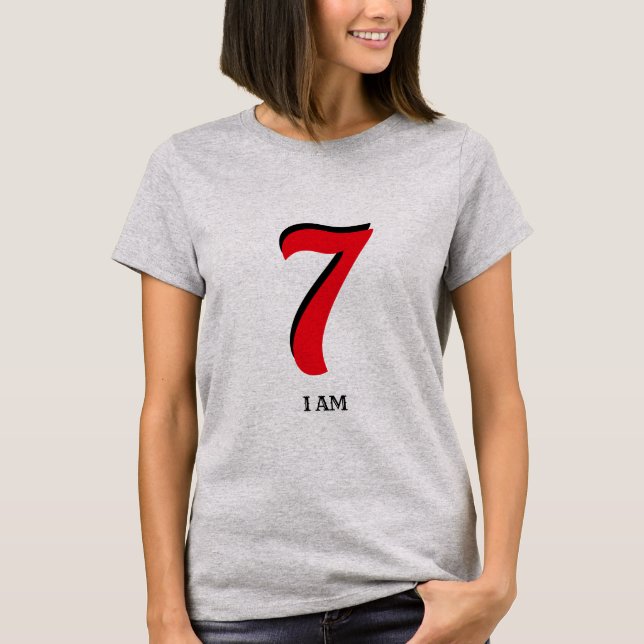 Camiseta Siete Afortunado Soy (Anverso)