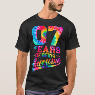 Camiseta Siete Años De Edad Séptimo Día De Nacionalidad Tye