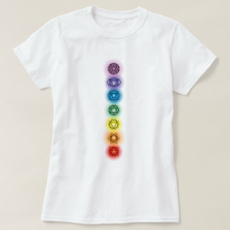 Camiseta Siete damas chakras básicas