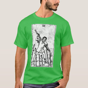 Camiseta Siete de las Guerras VII de Wands Tarot d Major Ar