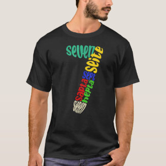 Camiseta Siete en diferentes idiomas Séptimo cumpleaños