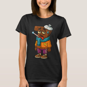 Camiseta Siete Enfermos Divertidos Juegos de Palabras entre