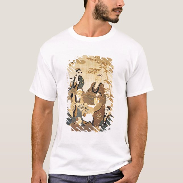 Camiseta Siete hombres sabios en el bosque de bambú (Anverso)