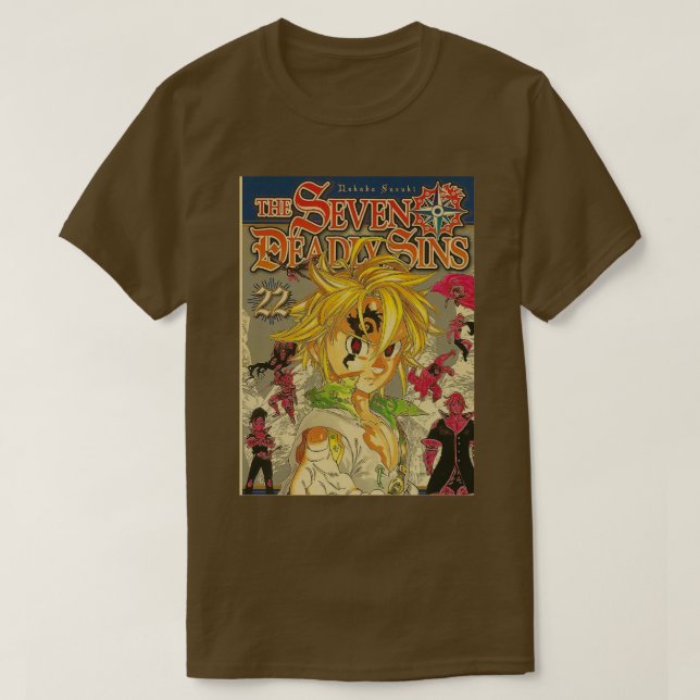 Camiseta Siete muertos 6 (Diseño del anverso)