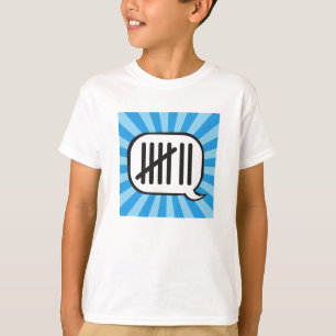 Camiseta Siete niños T de las palabras