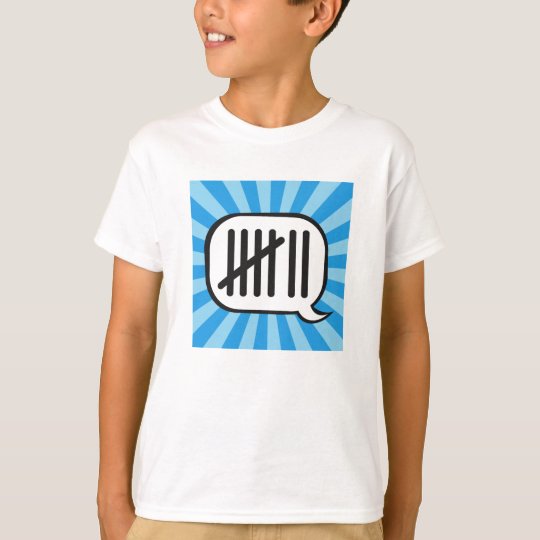 Camiseta Siete niños T de las palabras
