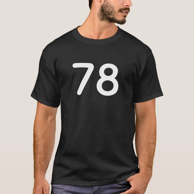 Camiseta Siete-Ocho ( 78 ) (Anverso)