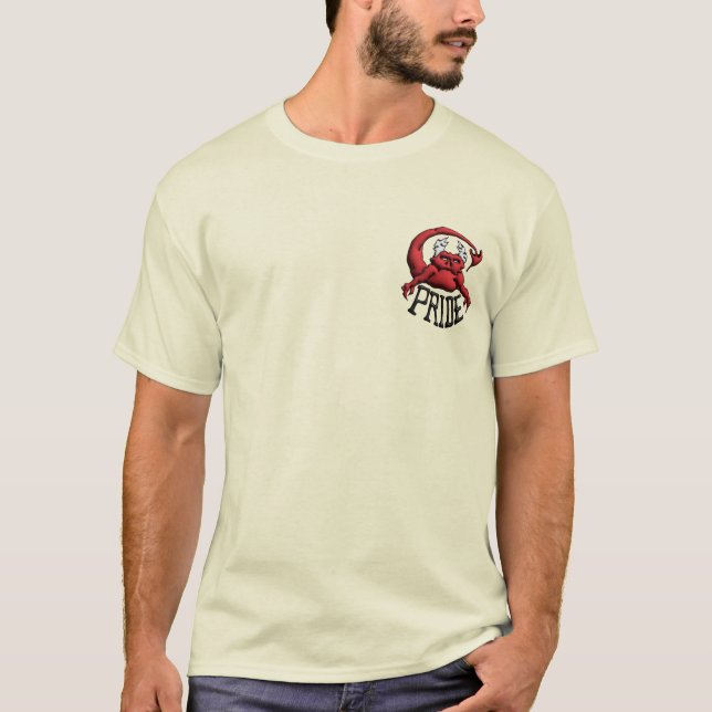 Camiseta Siete Pecados Capitales Impresión Vivida Orgullo (Anverso)