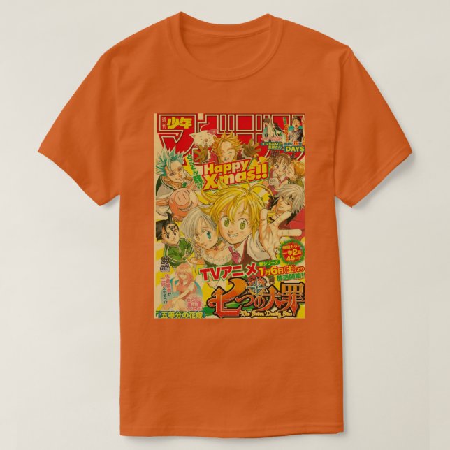 Camiseta Siete pecados mortales 21 (Diseño del anverso)