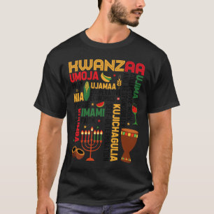 Camiseta Siete Principios De Kwanzaa Orgullosos Africanos