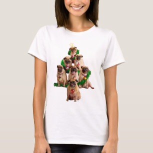 Camiseta Siete pugs-a-Posing