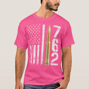 Camiseta Siete Seis Dos Bombillas Ammo De Dos Pistolas 7 Ca