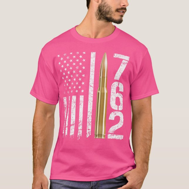 Camiseta Siete Seis Dos Bombillas Ammo De Dos Pistolas 7 Ca (Anverso)