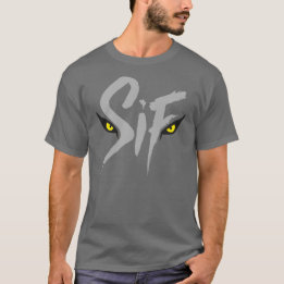 Camiseta Sif, la gran tipografía del lobo gris