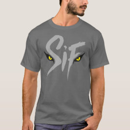 Camiseta Sif, la gran tipografía del lobo gris