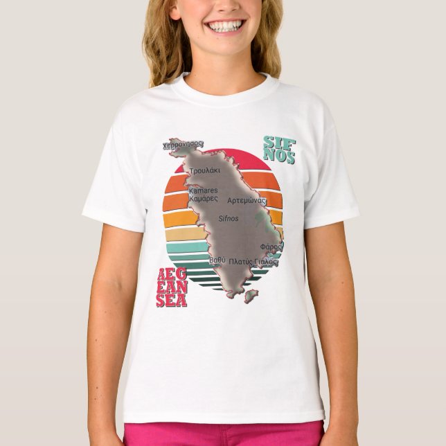 Camiseta Sifnos, Grecia (Anverso)