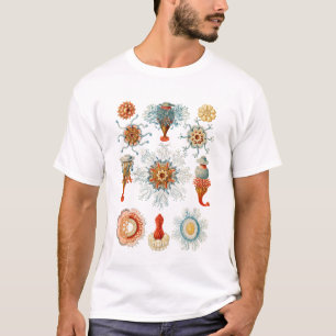 Camiseta Sifonóforo de Haeckel de época Vida Marina Medusa