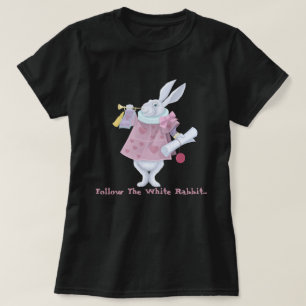 Camiseta Siga Al Conejo Blanco
