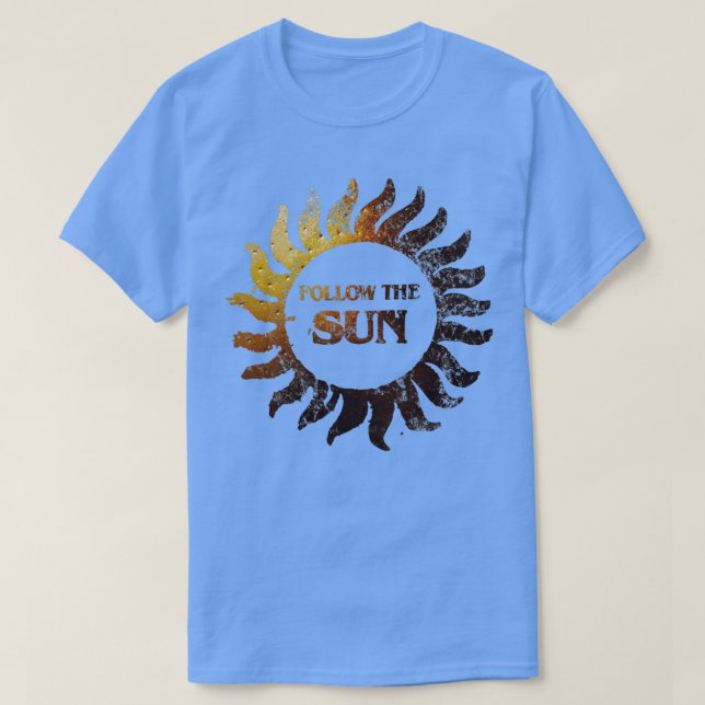 CAMISETA SIGA EL SOL (Diseño del anverso)